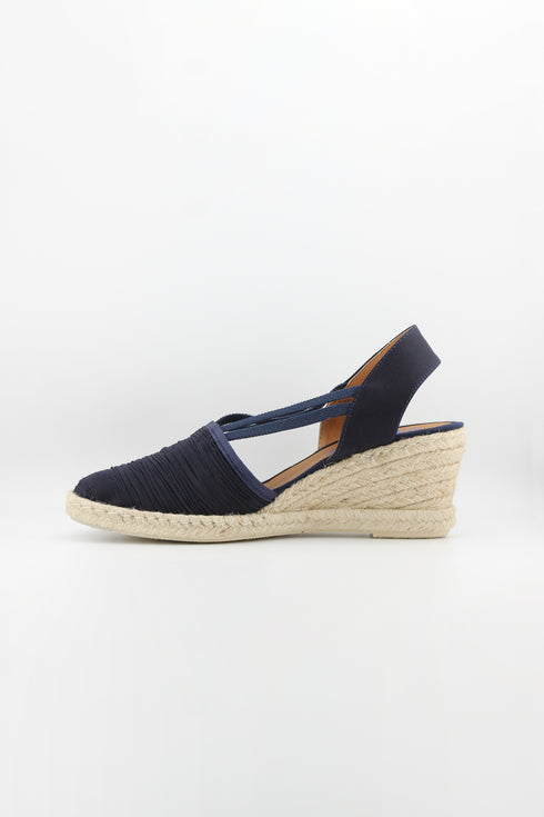 Verbenas Braided Wedge Espadrille Slingback Sandals